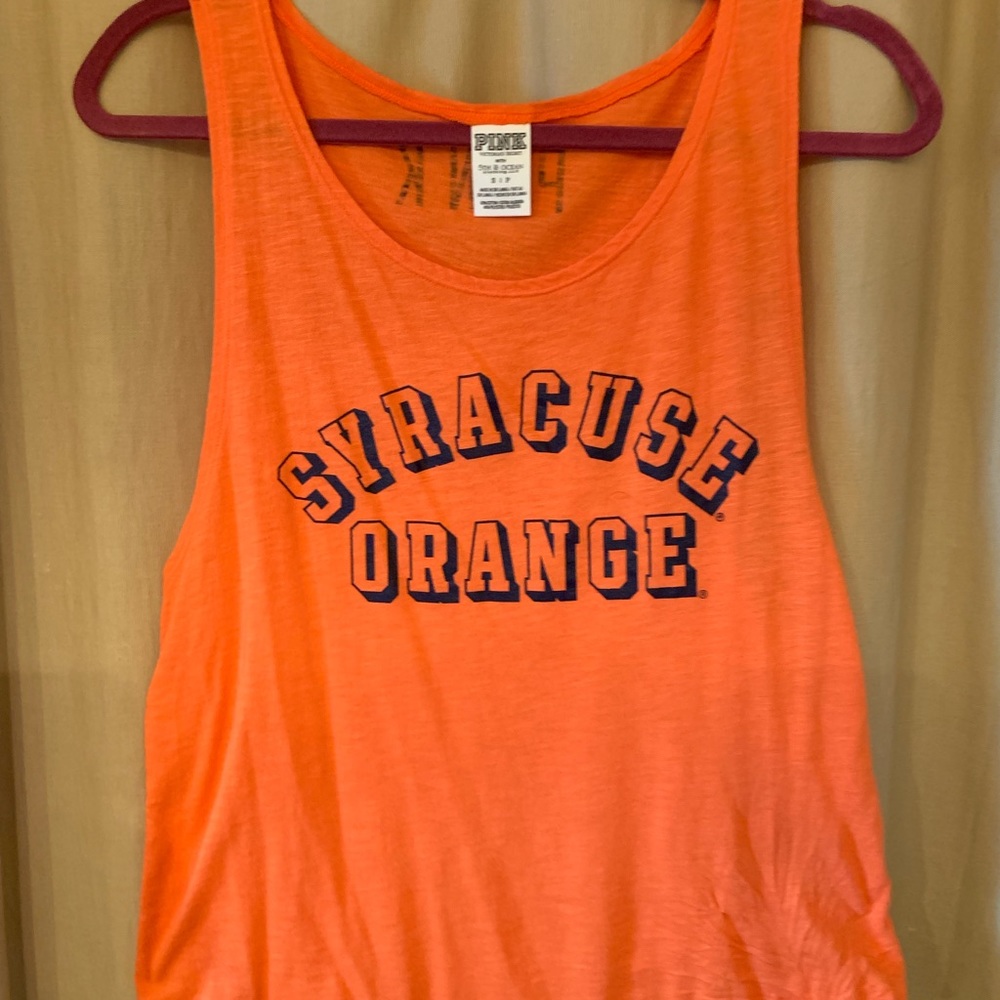 PINK Syracuse University tank top